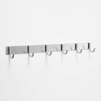 Modern beautiful designed  decorative 6 hooks  silver hat coat hook