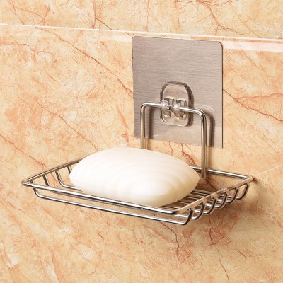 Bathroom Accessory metal wire Soap Dish Stainless Steel Soap Basket Wall Mounted Soap Dish Holder Basket